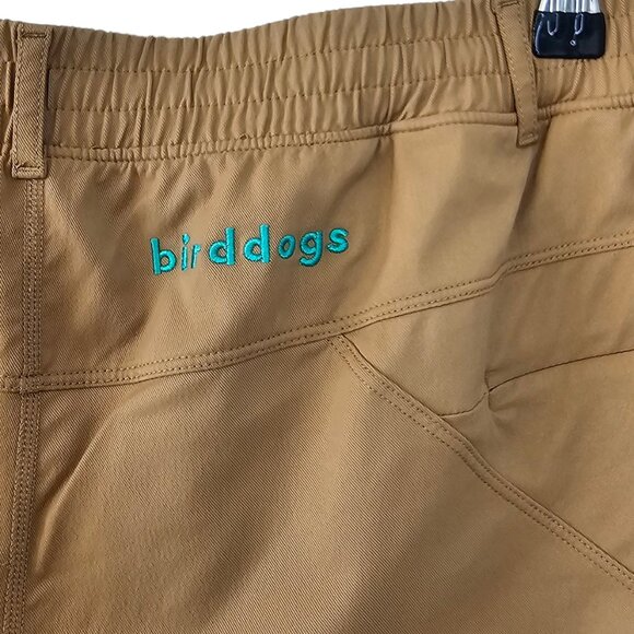 Bird Dogs Mens Teddy Rubskins Brown Lined, Stretch Shorts, Tan, Size L - Picture 4 of 10